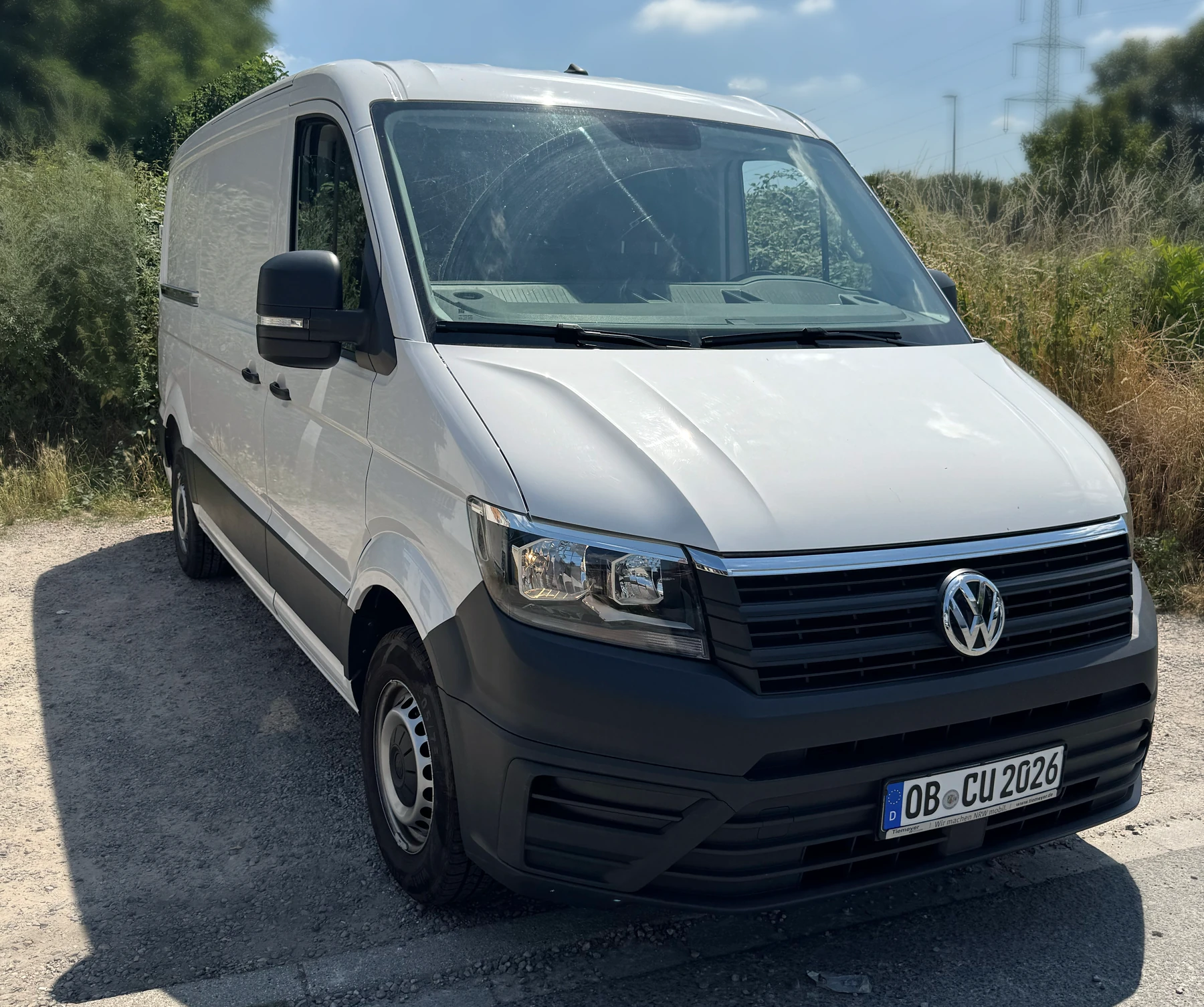 Unser VW Crafter für Einsätze in Oberhausen, Duisburg und Umgebung